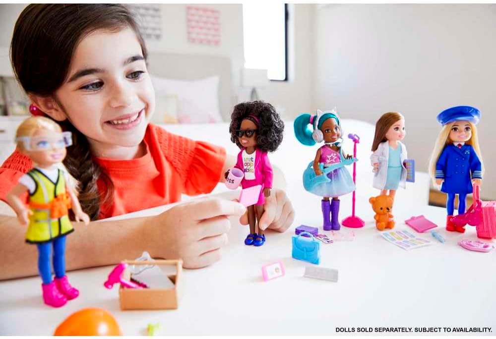 Barbie Chelsea Can Be Playset con Chelsea Rockstar, 6 pulgadas