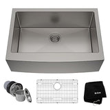 Kraus - Fregadero de cocina (acero inoxidable)