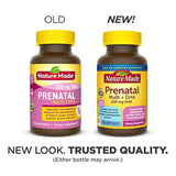 Nature Made Suplemento alimenticio Prenatal 200 mg, 60 cáp