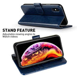 Monasay  Funda tipo cartera para iPhone X y iPhone Xs