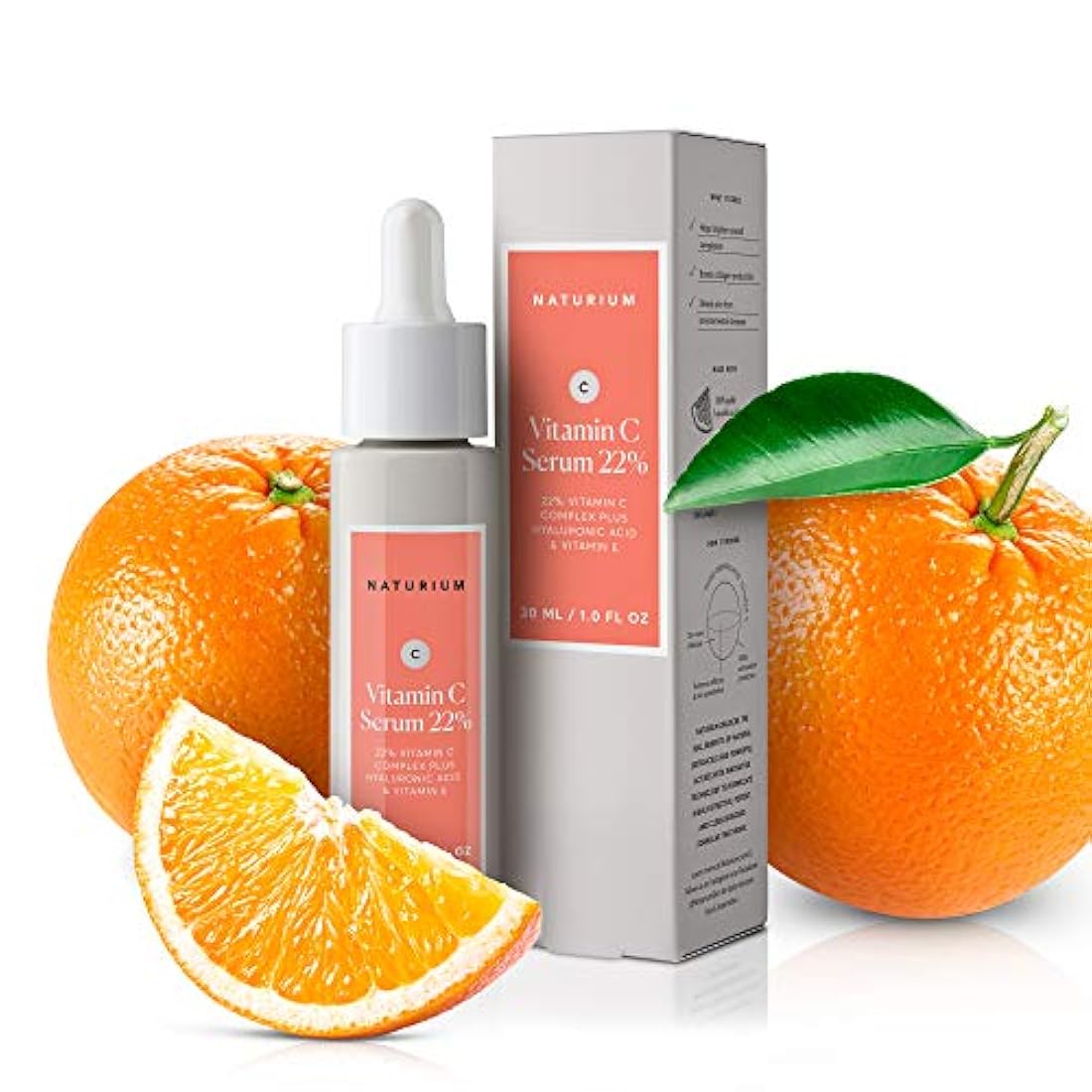 Suero vitamina C 22%-1 oz, manchas oscuras cicatrices  acné
