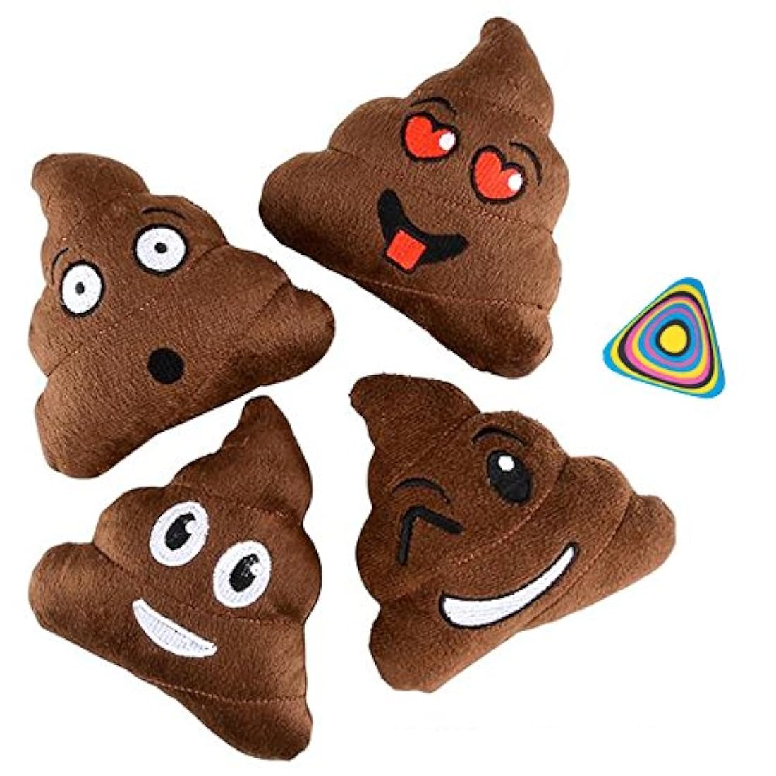 Peluche diseño de Emoji Caca 5.0in, 12pcs, Shop Zoombie