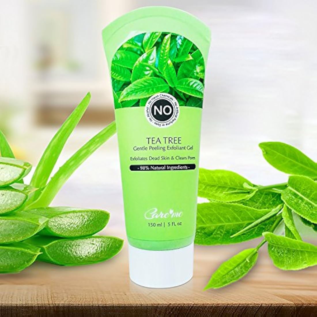 Gel exfoliante facial para árbol de té Transparente