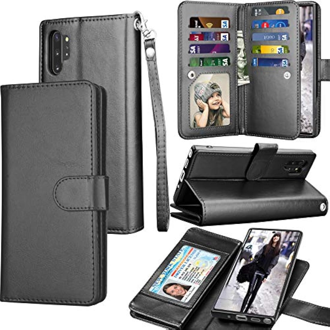 Funda para Galaxy Note 10 Plus, negro.