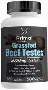 Testículos de carne alimentada con pasto apoya la vitalidad