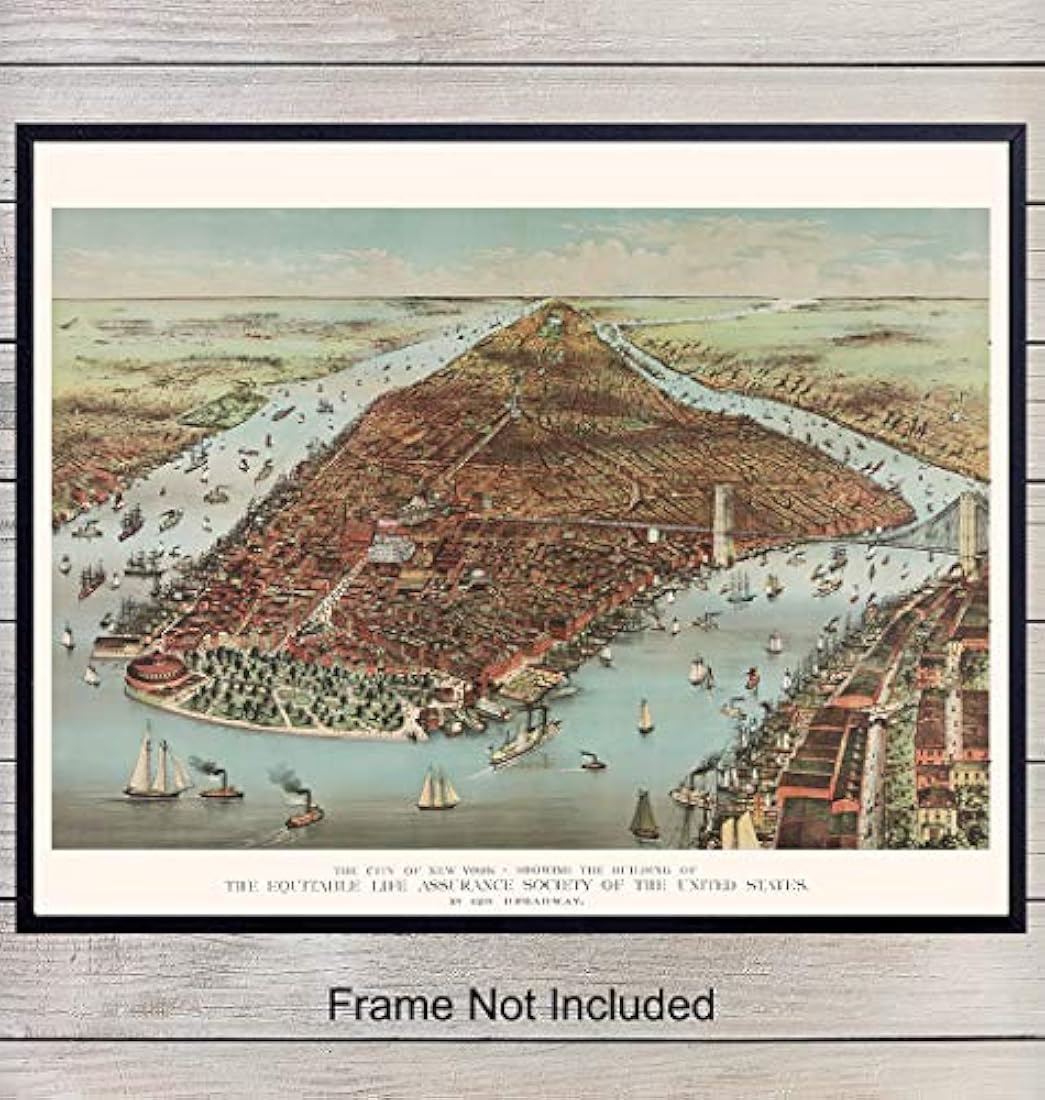 New York City Vintage Wall Art  Poster