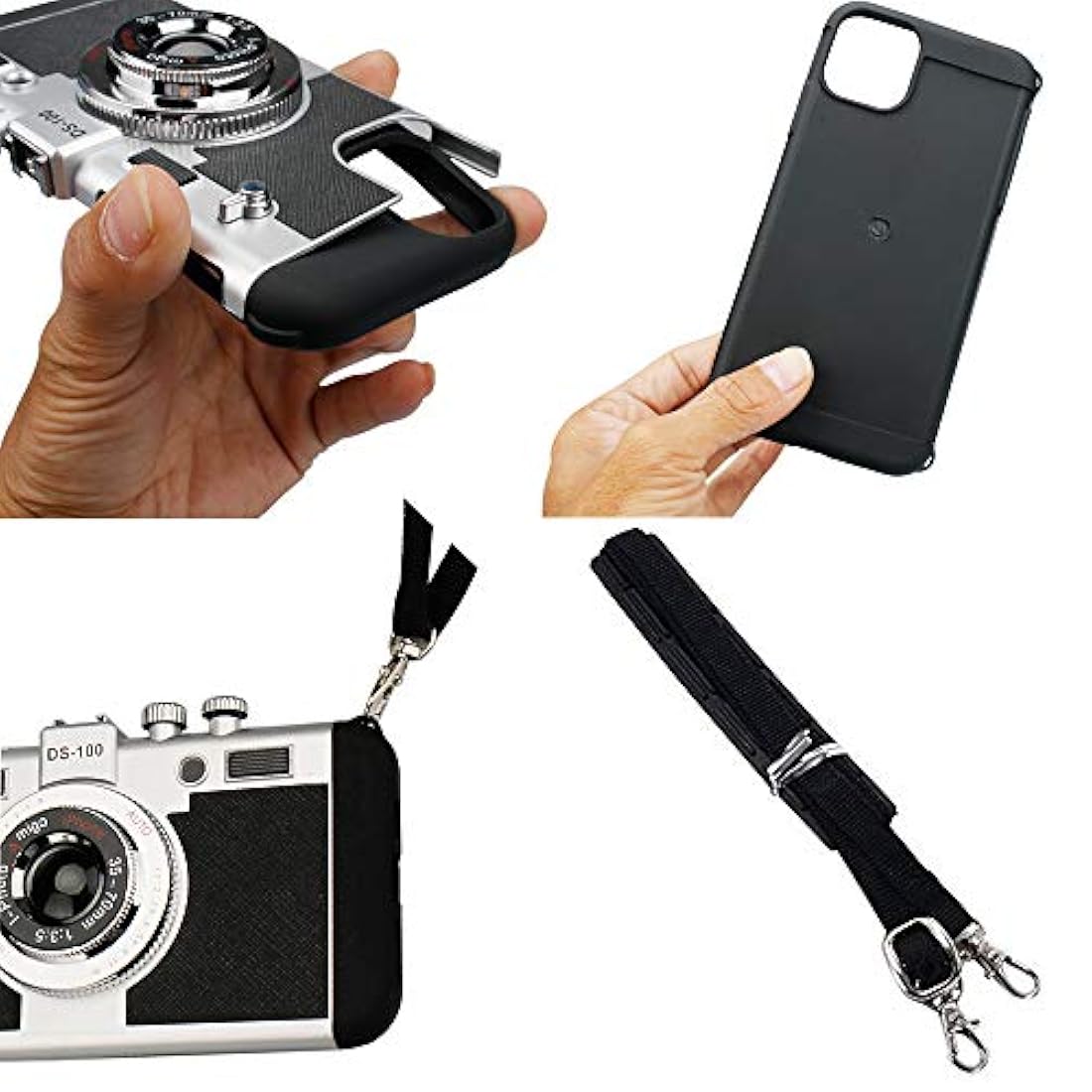 Funda de piel con tapa para Samsung Galaxy S8 Plus,iPhone 11