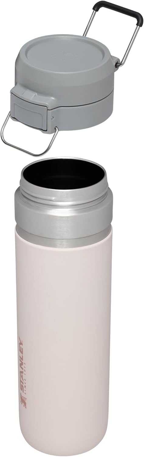 Botella de agua con tapa a presión, aislante y a prueba de fugas