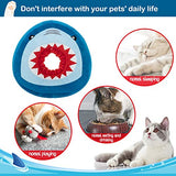 EXPAWLORER Collar de cono de gato suave – Collar de recuperación de gato lindo dona para curación de heridas, collar protector E después de la cirugía, collares isabelinos para gatitos y perros pequeños