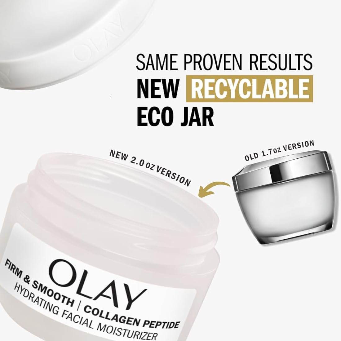 Crema hidratante facial de péptido de colágeno Olay