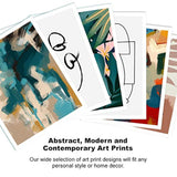 gota de sol poster de arte abstracta moderna