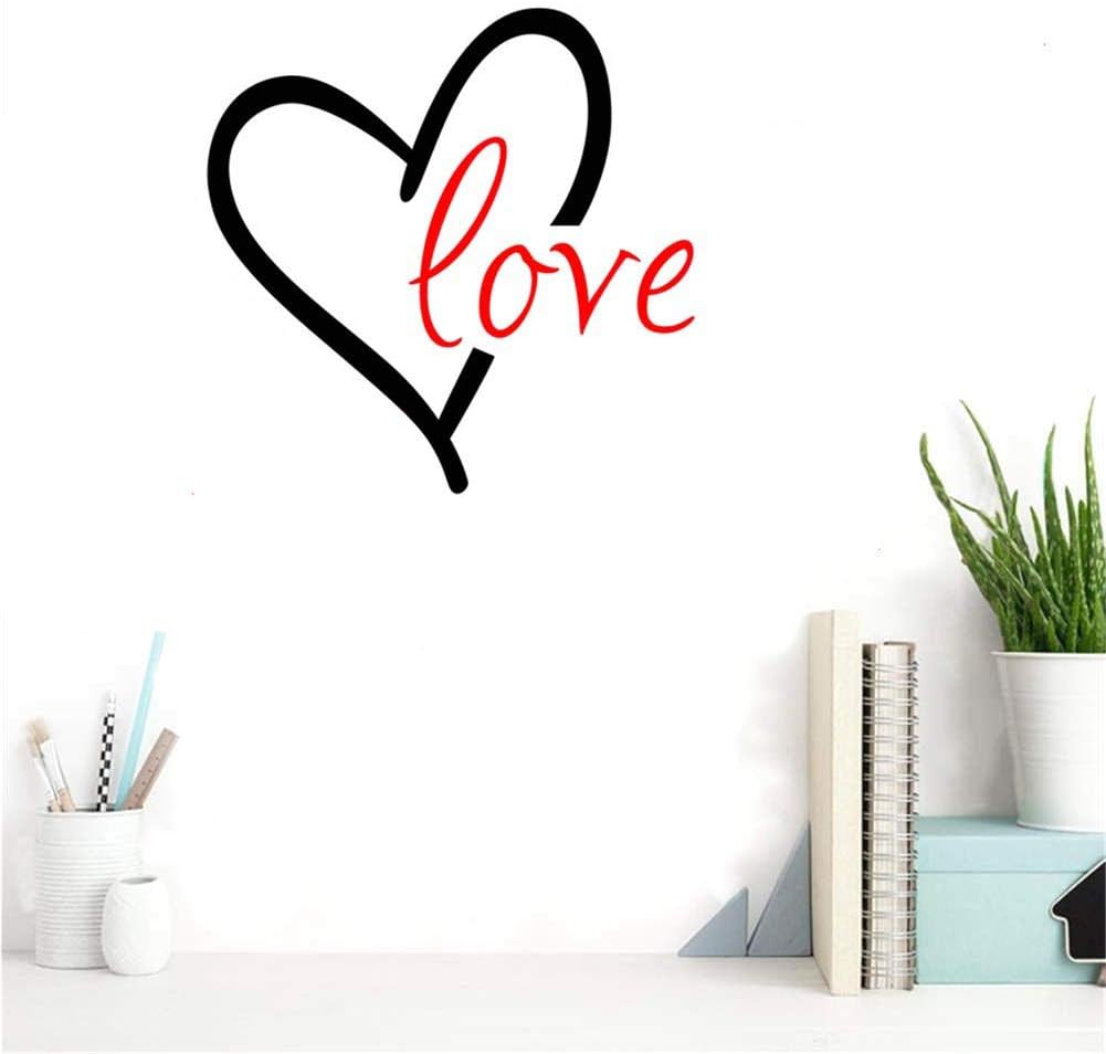 Vinilo decorativo BIBITIME corazón rojo para habitación infantil