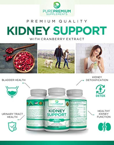 PurePremium Suplemento premium de apoyo renal 60 cápsulas