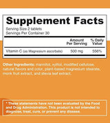 EZ se derrite C, 500 mg, Dissolving Vitaminas, Zero Azúcar