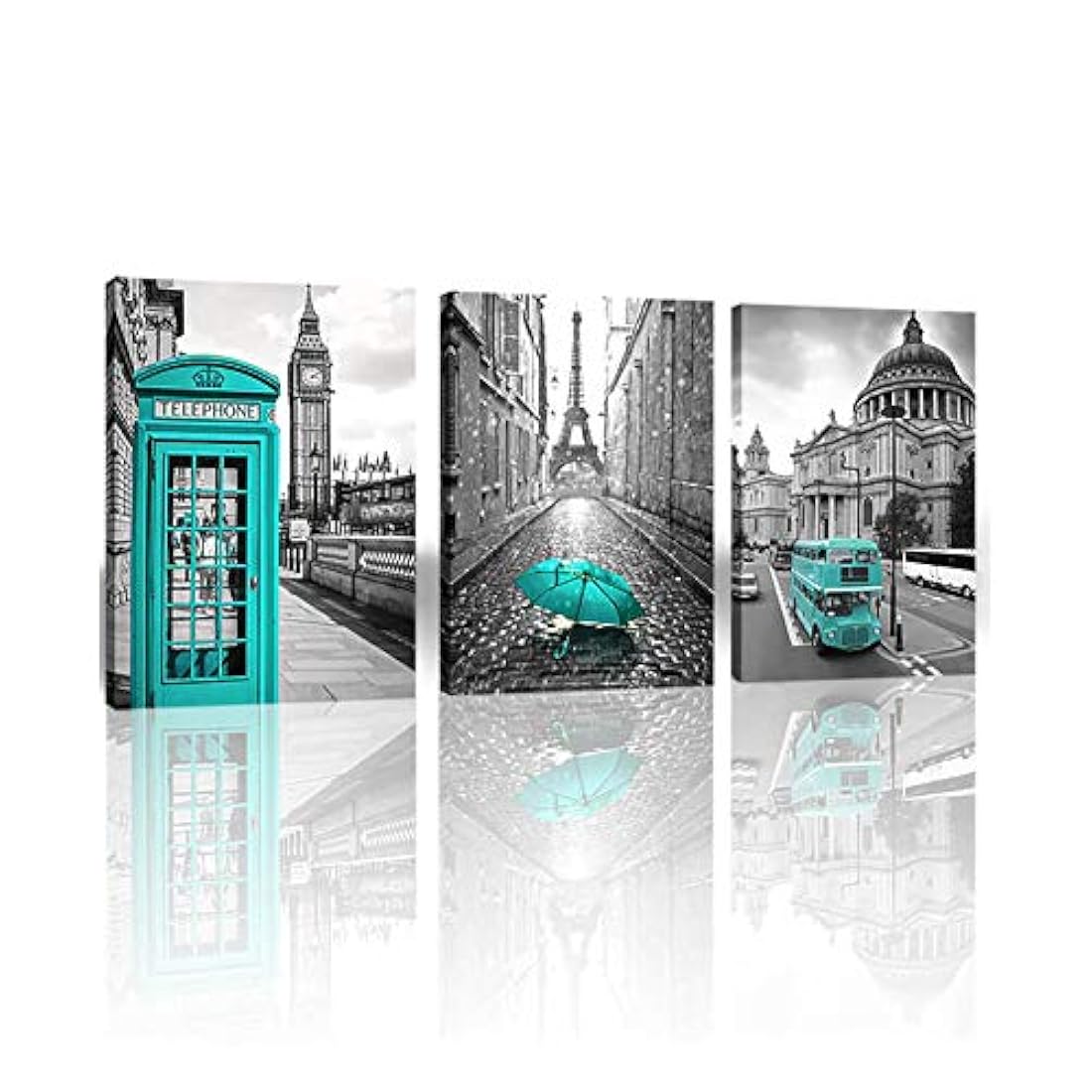 Maectpo Paris - Cuadro decorativo para dormitorio, lienzo
