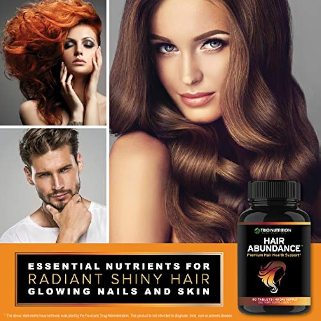 Vitamina para el crecimiento del cabello 10.000 mcg 30 caps.