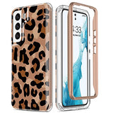 ESDOT Funda para Samsung Galaxy S22 Plus, grado militar, prueba de caída de 21 pies, resistente con diseños de moda para mujeres y niñas, funda protectora para Galaxy S22+ Plus 6.6 pulgadas, estampado guepardo hermoso