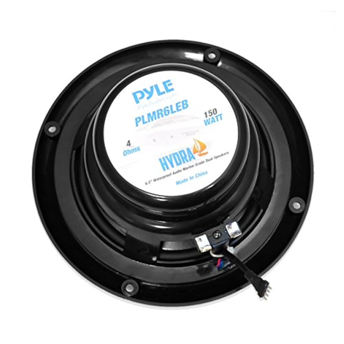 Cornetas Altavoces impermeables de grado marino, luces LED PYLE PLMR6LEB