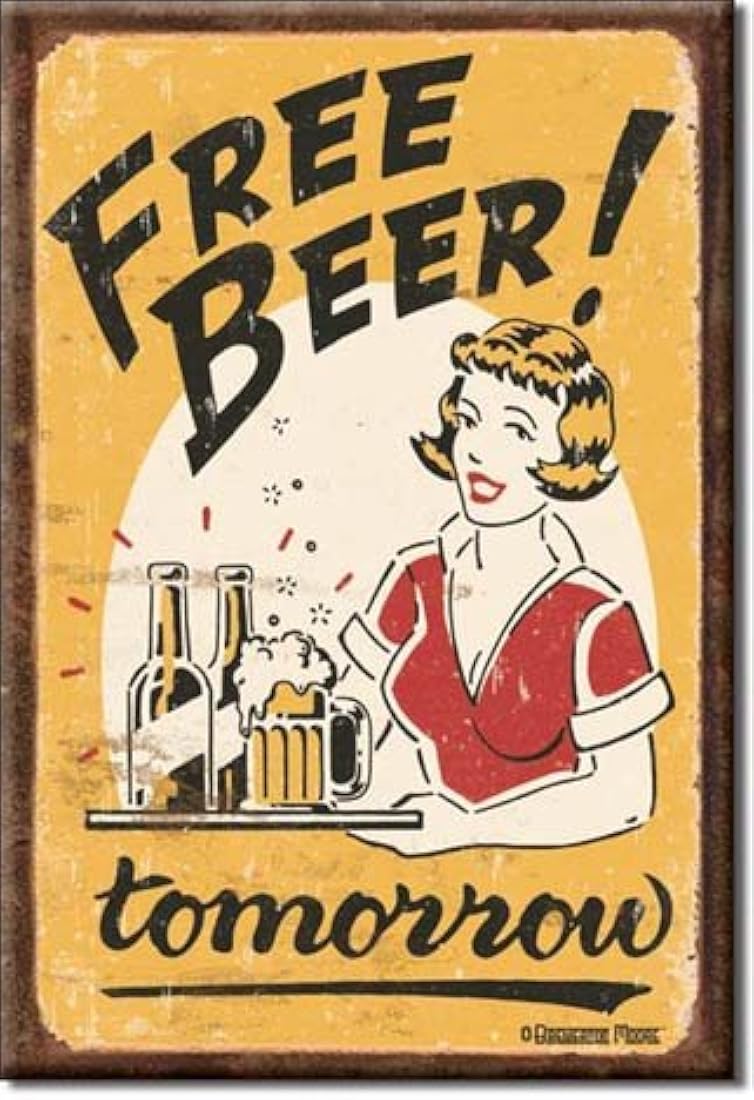 Imán de cerveza para nevera