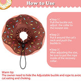COLLAR de recuperación de donas para gatos y cachorros, suave y ajustable, protector de cuello en E para mascotas después de la cirugía, apto para gatitos, perros pequeños