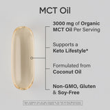 Cápsulas MCT Sports Research de Aceite de Coco 120 Softgels