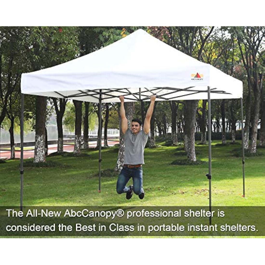 ABCCANOPY - Tienda de campaña con toldo de 10 x 10 con 4