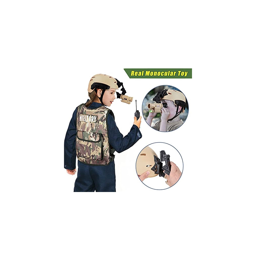 Disfraz militar de soldado de combate para niños 3-8 años