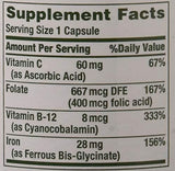 Suplemento Natures Bounty Plancha suave 28 mg 90 cápsulas