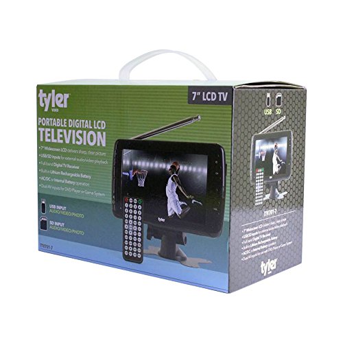 Televisor LCD panorámico portátil de 7