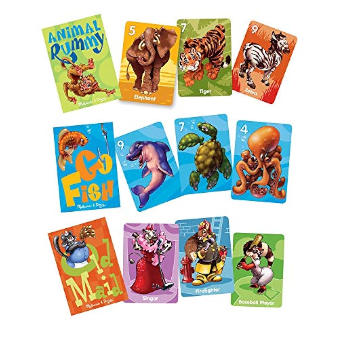 Juego de cartas de animales