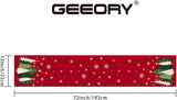 Camino de Mesa GEEORY 13x72 Pulgadas, Árboles de Navidad GT150-72