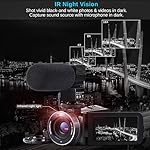 Videocámara WiFi IR Visión nocturna FHD 1080P 30 FPS YouTube