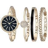 Juego de brazalete de cristal para mujer