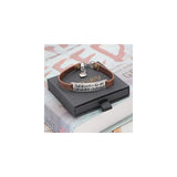 Pulseras y tobilleras de cuero vintage elástico para mujer