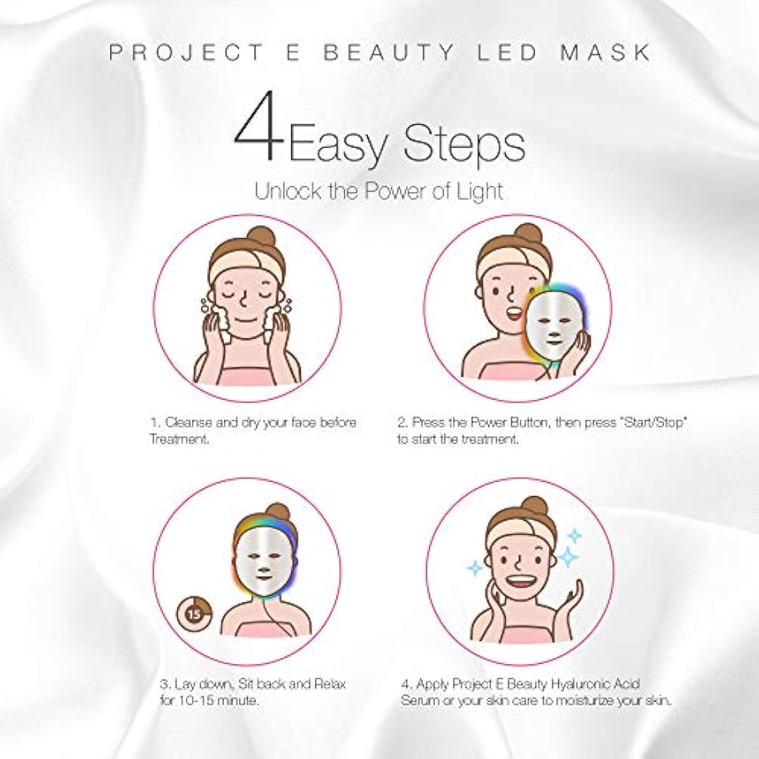 Máscara Project E Beauty de fotón para el rejuvenecimiento