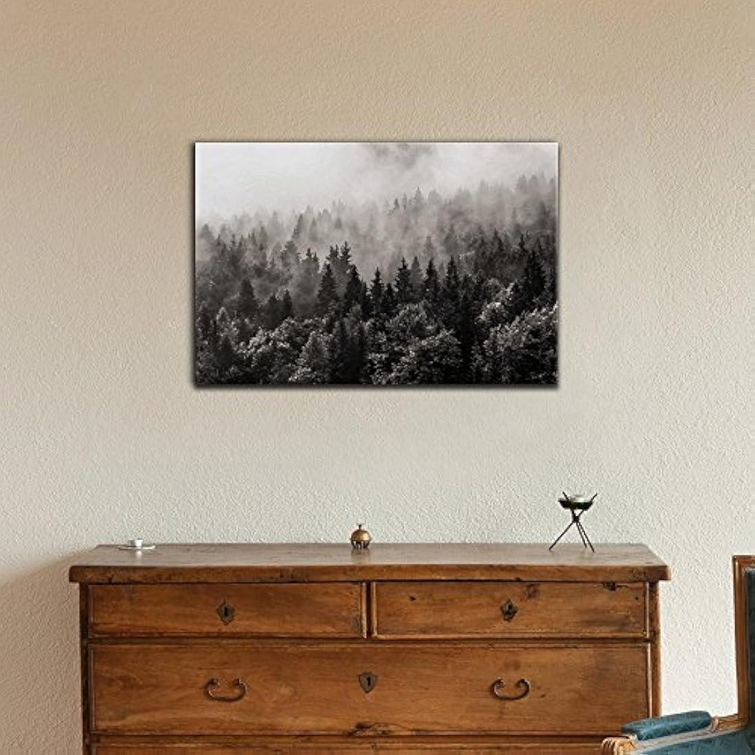 Hermoso paisaje decoración de pared, arte moderno,