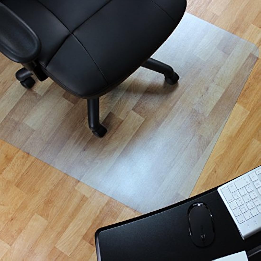 Marvelux - Alfombrilla rectangular para silla de vinilo