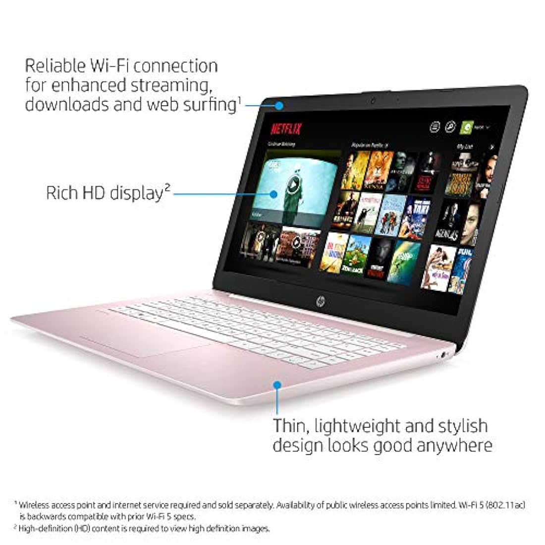 Computadora portátil HP Stream de 14 pulgadas, Intel Celeron