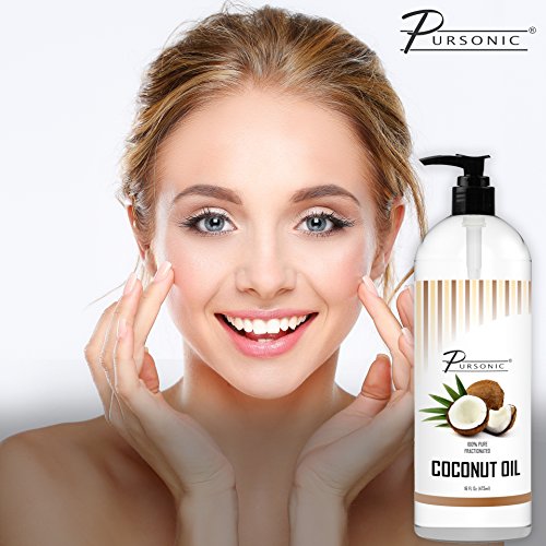 Aceite de coco fraccionado 100% puro de Pursonic