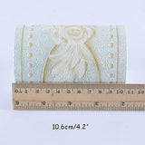 Adhesivo decorativo para pared (4.2 x 196.6 in), diseño Azul