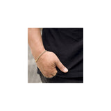 Pulseras de cadena de eslabones cubanos chapado en oro