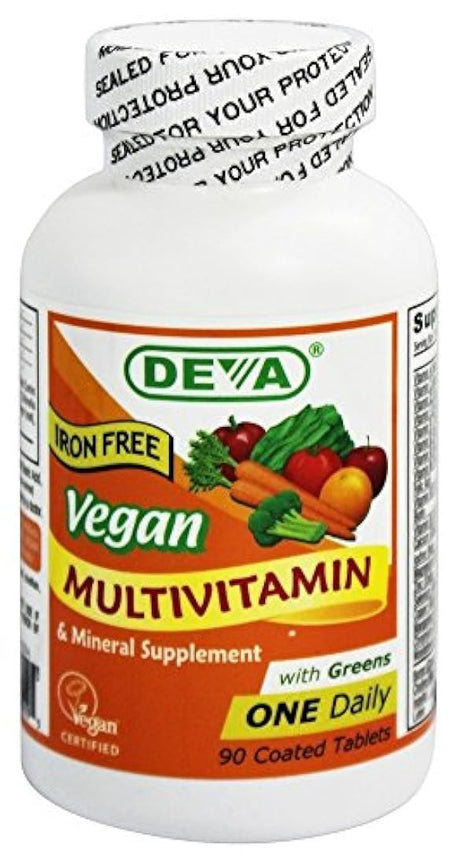 Multivitamínico y mineral sin hierro 90 pestañas