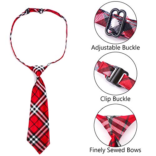 Segarty Corbatas de cuello para perro, 30 corbatas para perro, corbatas ajustables para perros medianos y grandes, corbatas para mascotas, accesorios de aseo para niñas, niños, perros, día festivo, cumpleaños, disfraces de boda