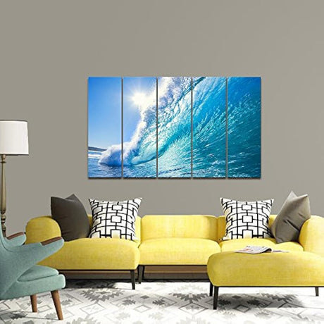 Olas de mar lienzo