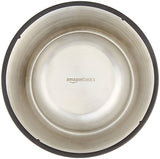 Tazón para perros de acero inoxidable AmazonBasics
