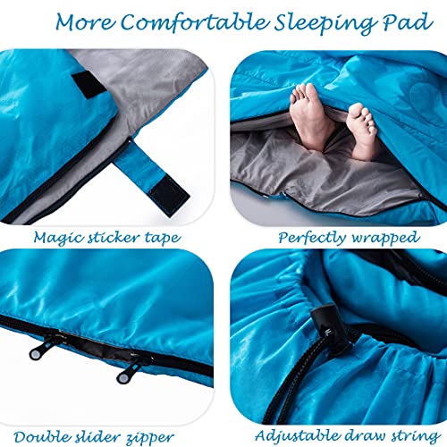 Tuphen Saco de Dormir Doble, Saco de Dormir con 2 Almohadas