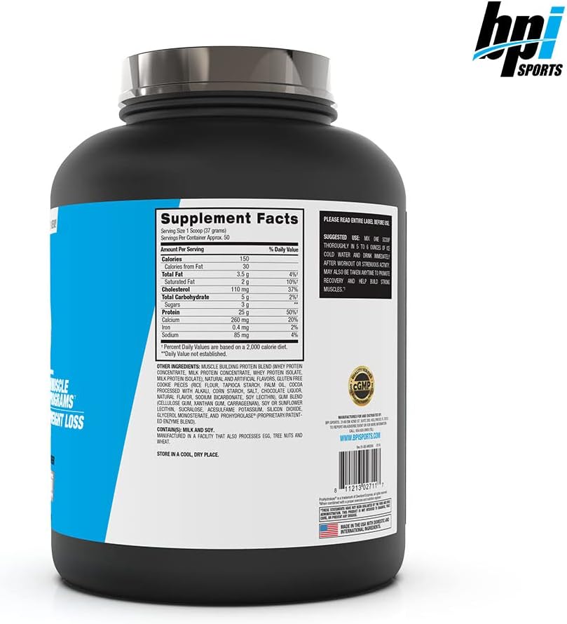 Proteína de suero Whey HD Ultra Premium BPI Sports 4.07 lb