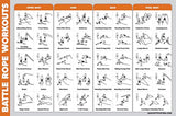 Póster-Laminado-Battlerope Ejercicio Gráfico - 18 pulgadas