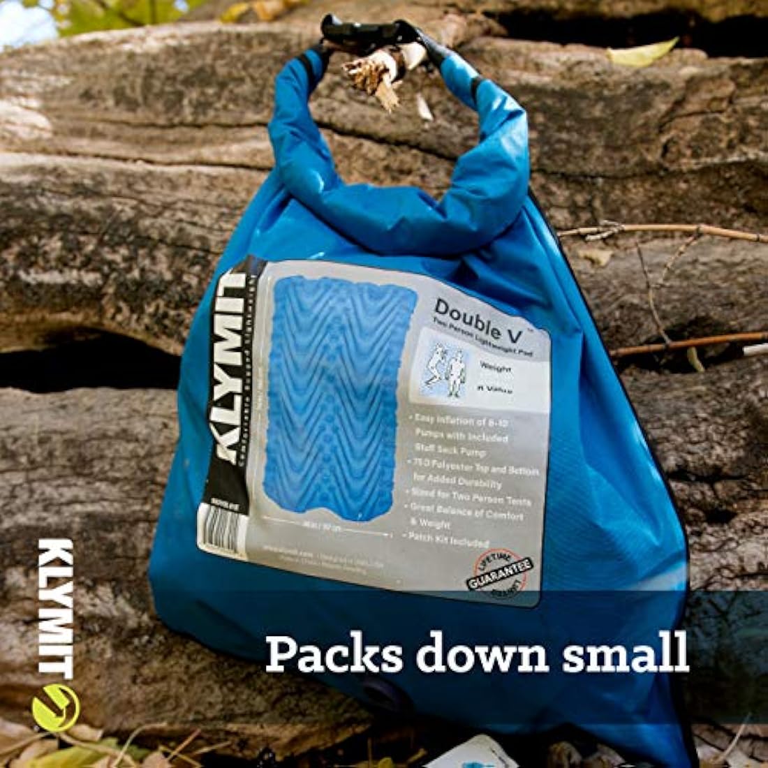 KLYMIT - Almohadilla para dormir doble V, 2 personas