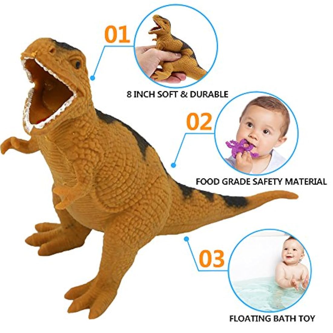 Dinosaurio de goma